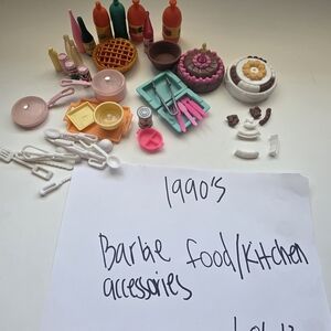 90s Barbie Kitchen/food